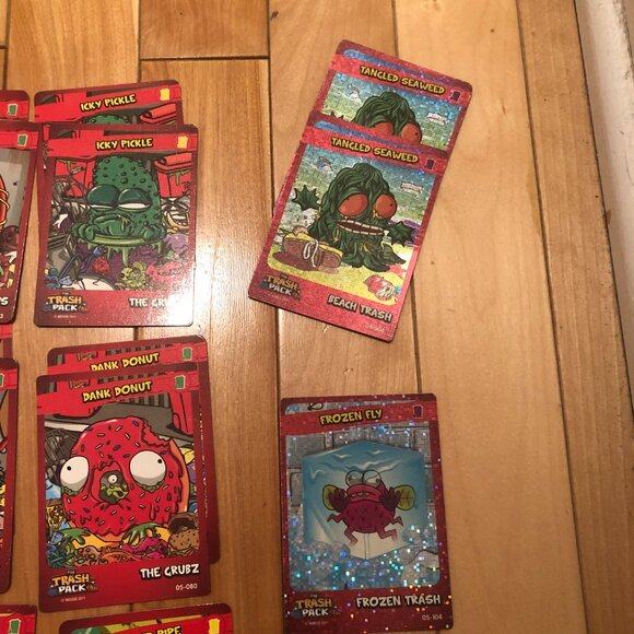 🗑️Trash Pack 90-Card Lot (incl. foil & sparkle)+Game Rules Moose Toys Game Cards - Picture 7 of 7